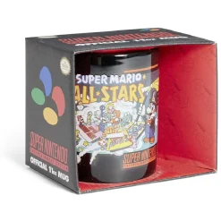 Mug Super Mario Super Nintendo All Stars vintage noir et rouge 315ml^Gifi Hot