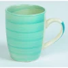 Mug uni bleu turquoise tons sur tons^Gifi Discount