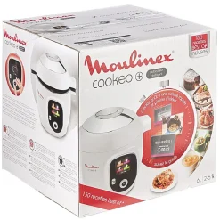 Multicuiseur Cookéo + Moulinex 150 recettes best of blanc^Gifi New