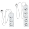 Outlet Gifi Multiprise blanche x 2