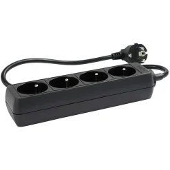 Discount Gifi Multiprise noire 4 prises