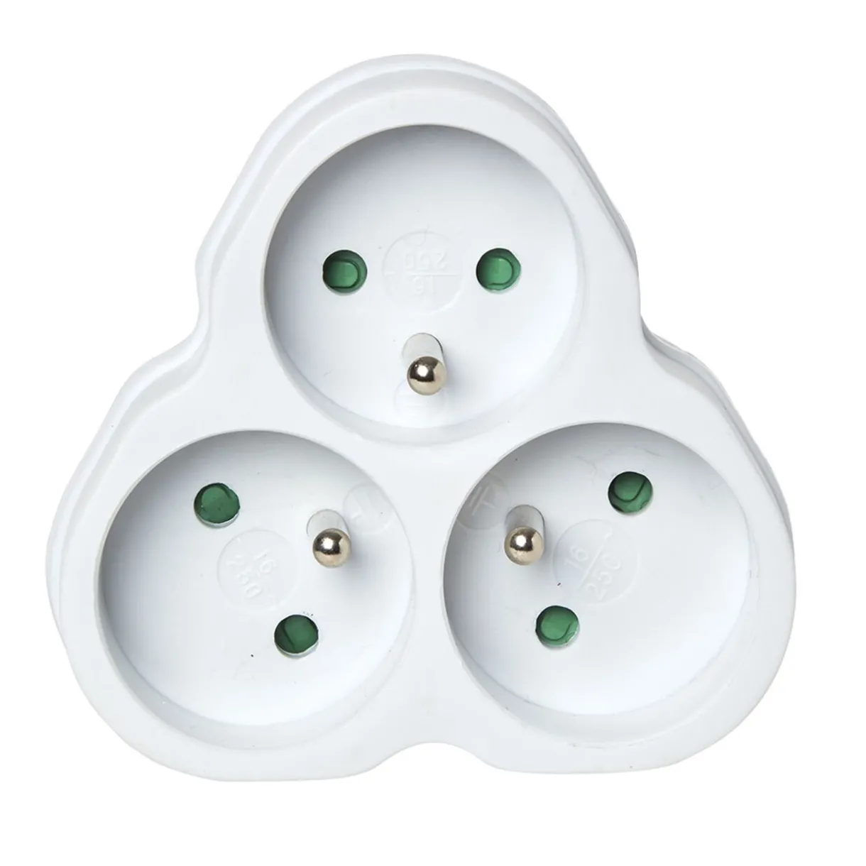 Sale Gifi Multiprise triangulaire blanche 3 prises