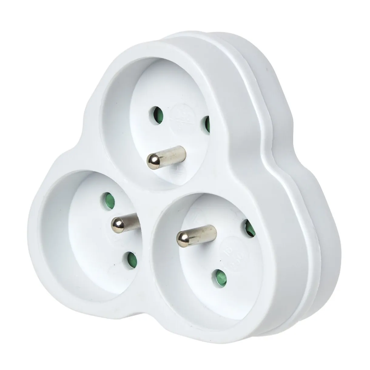 Sale Gifi Multiprise triangulaire blanche 3 prises