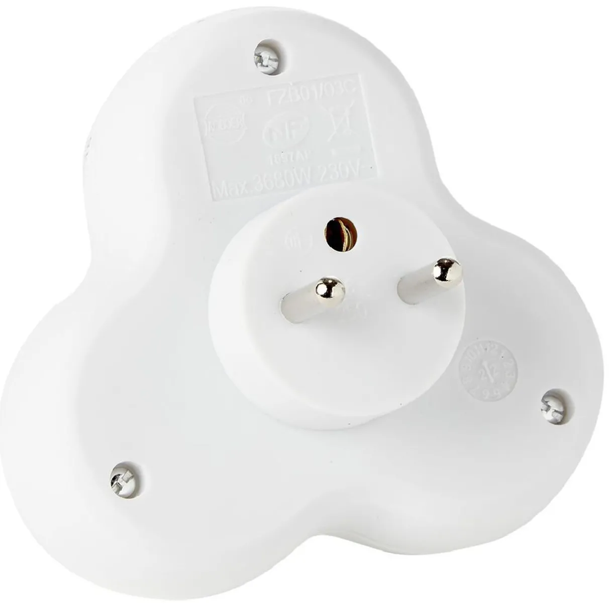 Outlet Gifi Multiprise triplite triangulaire 3x 16A