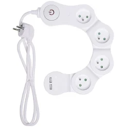 Discount Gifi Multiprise 4x16A et 2 usb blanc