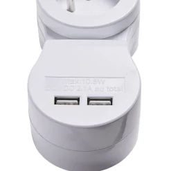 Discount Gifi Multiprise 4x16A et 2 usb blanc