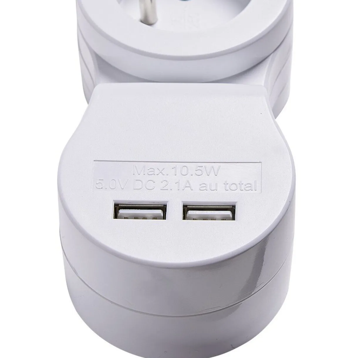 Discount Gifi Multiprise 4x16A et 2 usb blanc