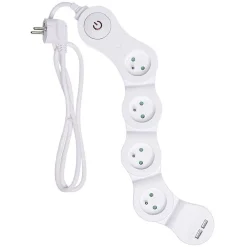 Discount Gifi Multiprise 4x16A et 2 usb blanc