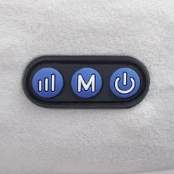 Discount Gifi Oreiller de massage gris et blanc 2 points de stimulation