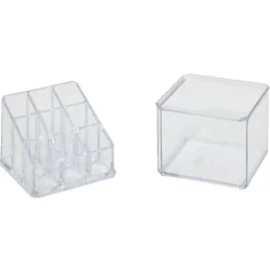 Online Gifi Organisateur à maquillage 2 niveaux transparent