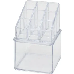 Online Gifi Organisateur à maquillage 2 niveaux transparent