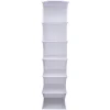 Rangement|Gifi Organisateur de vêtements Blanc - 6 niveaux - 30x30xH128 cm