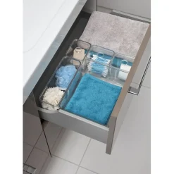 Gifi Organisateur tiroir salle de bain transparent x5