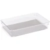 Rangement|Gifi Organiseur de tiroir plastique transparent 25x16,3xH.4,8cm