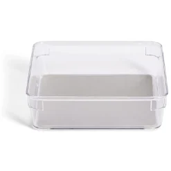 Rangement|Gifi Organiseur de tiroir plastique transparent 16,3x16,3xH.4,8cm