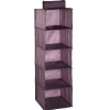 Rangement|Gifi Organiseur de vêtements 5 niveaux violet