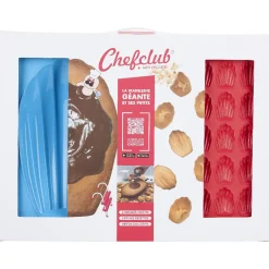 Pack moule à Madeleine géante et ses 25 petits^Gifi New