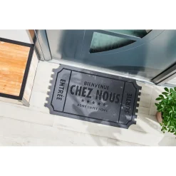 Nettoyage Et Entretien|Gifi Paillasson antidérapant design Bienvenue Chez Nous