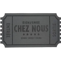 Nettoyage Et Entretien|Gifi Paillasson antidérapant design Bienvenue Chez Nous