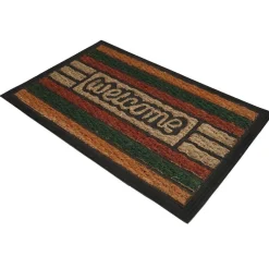 Nettoyage Et Entretien|Gifi Paillasson coco design bariolé Welcome