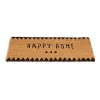 Nettoyage Et Entretien|Gifi Paillasson coco Happy Home marron et noir 12x55cm