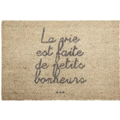 Nettoyage Et Entretien|Gifi Paillasson coco La vie est faite de petits bonheurs