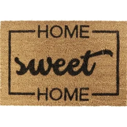 Nettoyage Et Entretien|Gifi Paillasson coco naturel inscription noire Home Sweet Home 60x40 cm