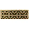 Nettoyage Et Entretien|Gifi Paillasson coco naturel motif graphique noir et vert 75x25 cm
