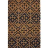 Nettoyage Et Entretien|Gifi Paillasson coco rectangulaire naturel motif arabesque noir