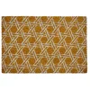Nettoyage Et Entretien|Gifi Paillasson coco rectangulaire orange forme géométrique blanc