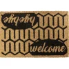 Nettoyage Et Entretien|Gifi Paillasson coco rectangulaire naturel motif Welcome Bye Bye 60x40cm