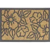 Nettoyage Et Entretien|Gifi Paillasson coco rectangulaire motif fleur 60x40cm