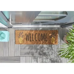 Nettoyage Et Entretien|Gifi Paillasson coco Welcome motif ananas