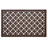 Nettoyage Et Entretien|Gifi Paillasson extérieur rosace ajourée 100% caoutchouc 75x45cm
