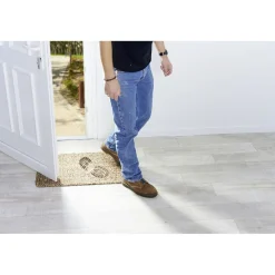 Nettoyage Et Entretien|Gifi Paillasson tapis magique microfibre marron 75x45