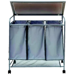 Entretien Du Linge|Gifi Panier à linge 3 bacs