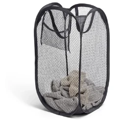 Entretien Du Linge|Gifi Panier à linge 20L pliable avec poignées 23,5x23,5x46,5cm