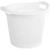 Rangement|Gifi Panier à linge rond blanc 30 L