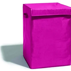 Rangement|Gifi Panier à linge rose