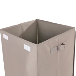 Entretien Du Linge|Gifi Panier à linge taupe