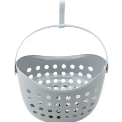 Entretien Du Linge|Gifi Panier avec 12 pinces à linge gris