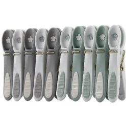 Entretien Du Linge|Gifi Panier avec 12 pinces à linge vert