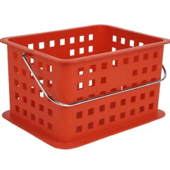 Rangement|Gifi Panier avec anse rouge 5 L