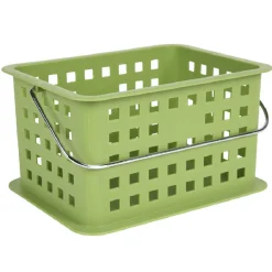 Rangement|Gifi Panier avec anse vert 5 L