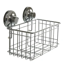 Online Gifi Panier de douche à ventouse inox