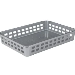 Rangement|Gifi Panier de rangement blanc transparent