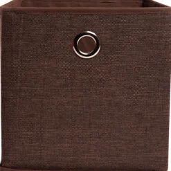 Rangement|Gifi Panier de rangement déco marron