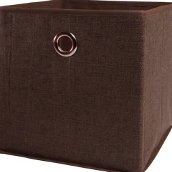 Rangement|Gifi Panier de rangement déco marron