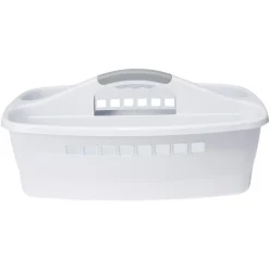 Rangement|Gifi Panier de rangement en plastique 2 compartiments - 42x28xH18 cm