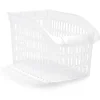 Rangement|Gifi Panier de rangement en plastique transparent 30x18xH.17,5cm